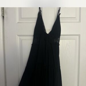 Elegant Black Lace Dress